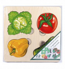 Купить рамка-вкладыш бэмби больше-меньше овощи, 24 х 24 см ( id 10041507 )