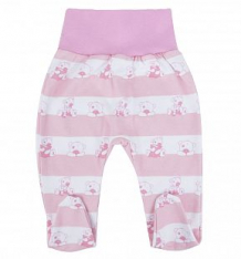 Купить ползунки чудесные одежки розовые мишки, цвет: белый/розовый ( id 10075536 )
