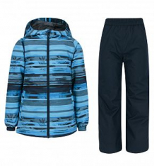 Купить комплект куртка/брюки huppa yoko, цвет: синий ( id 10256660 )