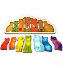 Купить рамка-вкладыш нескучные игры разноцветные котята, 28 х 13 см ( id 10372274 )