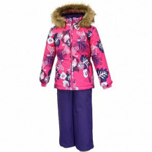 Купить комплект куртка/полукомбинезон huppa wonder, цвет: фиолетовый/фуксия ( id 10867331 )