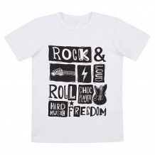 Купить футболка leader kids рок звезда, цвет: белый ( id 11447638 )