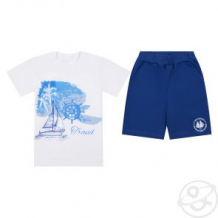 Купить комплект футболка/шорты leader kids морской фрегат, цвет: белый ( id 11454370 )