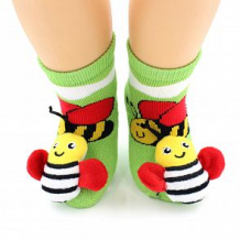 Купить носки hobby line пчелка, цвет: зеленый ( id 11610940 )