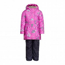 Купить комплект куртка/полукомбинезон oldos, цвет: розовый/серый ( id 11653612 )