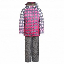 Купить комплект куртка/полукомбинезон oldos, цвет: серый/розовый ( id 11653666 )