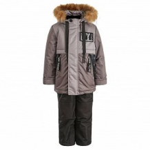 Купить комплект куртка/полукомбинезон oldos, цвет: серый/черный ( id 11654452 )