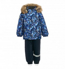 Купить комплект куртка/полукомбинезон kisu, цвет: синий/серый ( id 11733160 )