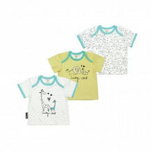 Купить футболка lucky child зоопарк, цвет: белый/желтый ( id 11808598 )