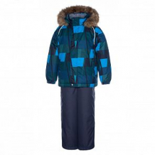 Купить комплект куртка/полукомбинезон huppa winter, цвет: зеленый/серый ( id 11876026 )