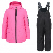 Купить комплект куртка/полукомбинезон emson эмси, цвет: розовый ( id 11878564 )