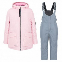 Купить комплект куртка/полукомбинезон emson эмси, цвет: розовый ( id 11878618 )