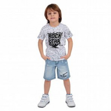 Купить футболка leader kids рок звезда, цвет: белый ( id 12058522 )
