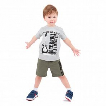 Купить футболка leader kids рок звезда, цвет: серый ( id 12058876 )