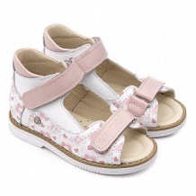 Купить сандалии tapiboo, цвет: розовый/белый ( id 12347176 )