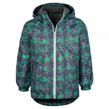 Купить куртка kisu, цвет: серый/зеленый ( id 12382216 )