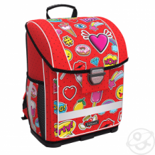Купить ранец ученический с пластиковым дном erich krause 16l sweet love, красный ( id 12452620 )
