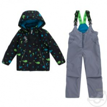 Купить комплект куртка/полукомбинезон stella's kids дельфины, цвет: черный ( id 12494182 )