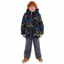 Купить комплект куртка/полукомбинезон stella's kids zigzag, цвет: черный ( id 12494302 )