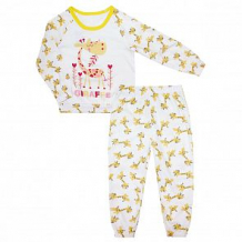 Купить пижама джемпер/брюки котмаркот солнечный жираф, цвет: белый/желтый ( id 12574846 )