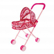 Купить коляска-люлька наша игрушка вальс, розовый ( id 12617848 )