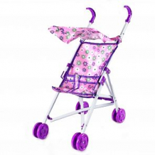 Купить коляска-трость наша игрушка хризантема, розовый/фиолетовый ( id 12618226 )