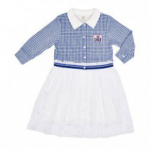 Купить платье lucky child скажи да, цвет: белый/синий ( id 12647200 )