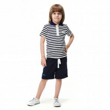 Купить футболка-поло lucky child круиз, цвет: белый/синий ( id 12671902 )