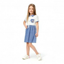 Купить платье lucky child скажи да, цвет: синий/белый ( id 12672838 )