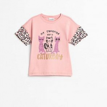 Купить футболка coccodrillo, цвет: розовый ( id 12800626 )