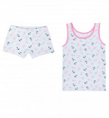 Купить пижама майка/трусы leo, цвет: розовый ( id 9714987 )