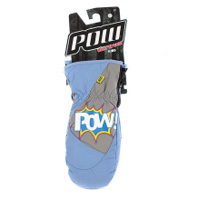Купить варежки сноубордические детские pow grom mitt blue синий,серый ( id 1062927 )