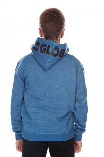 Купить толстовка globe fairfaxx hoodie deep water crack синий ( id 1100575 )