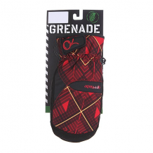Купить варежки сноубордические женские grenade plaid red черный,красный ( id 1107749 )