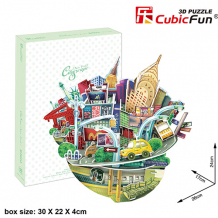 Купить cubic fun oc3203h кубик фан городской пейзаж - нью-йорк