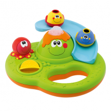 Купить chicco toys 70106a игрушка для ванны &quot;остров с пузырьками&quot; 6 месяцев