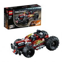 Купить lego technic 42073 конструктор лего техник красный гоночный автомобиль