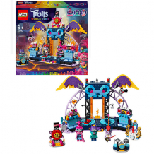 Купить lego trolls 41254 конструктор лего тролли концерт в городе рок-на-вулкане