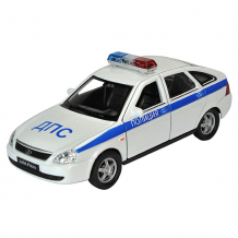 Купить welly 43645pb велли модель машины 1:34-39 lada priora полиция