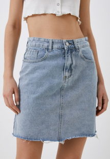 Купить юбка джинсовая frens mp002xw01lelinxs