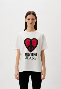 Купить футболка mo5ch1no jeans rtladf043001inm
