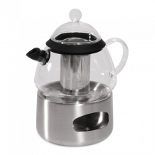 Купить dosh | home заварочный чайник grus с подставкой для подогрева от свечи 0.8 л 500130