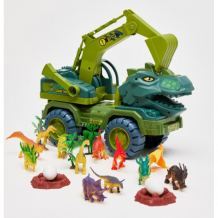Купить диномобиль набор диноэкскаватор тираннозавр (21 предмет) 3686-7в
