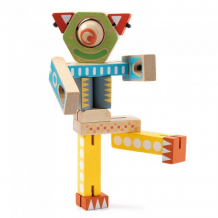 Купить деревянная игрушка djeco конструктор роботы 06435