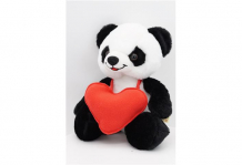 Купить мягкая игрушка unaky soft toy панда бро с шариками красным флисовым сердцем 33 см 0796231-44