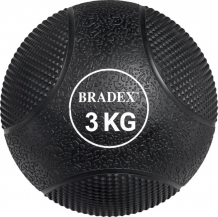 Купить bradex медбол резиновый 3 кг sf 0772
