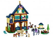 Купить конструктор lego friends лесной клуб верховой езды 41683