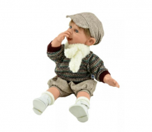 Купить lamagik s.l. кукла джестито пальчик в носу мальчик в серой кепке 38 см 12122с