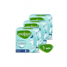 Купить molped гигиенические антибактериальные прокладки antibacterial extra long 18 шт. 5070436/3