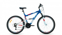 Купить велосипед двухколесный altair mtb fs 26 1.0 рост 18" 2021 rbkt1f16e008 